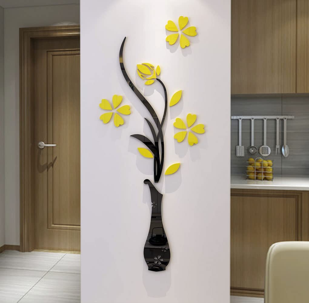 Hermione Baby 3D Vase Wall Murals For Living Room Bedroom Sofa Backdrop Tv Wall Background, Originality Stickers Gift, Diy Wall