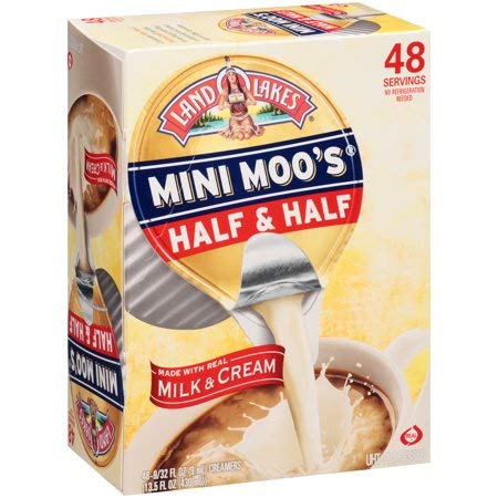 1-Land O Lakes Mini Moos Half & Half 48-Single Serve Dairy Creamers