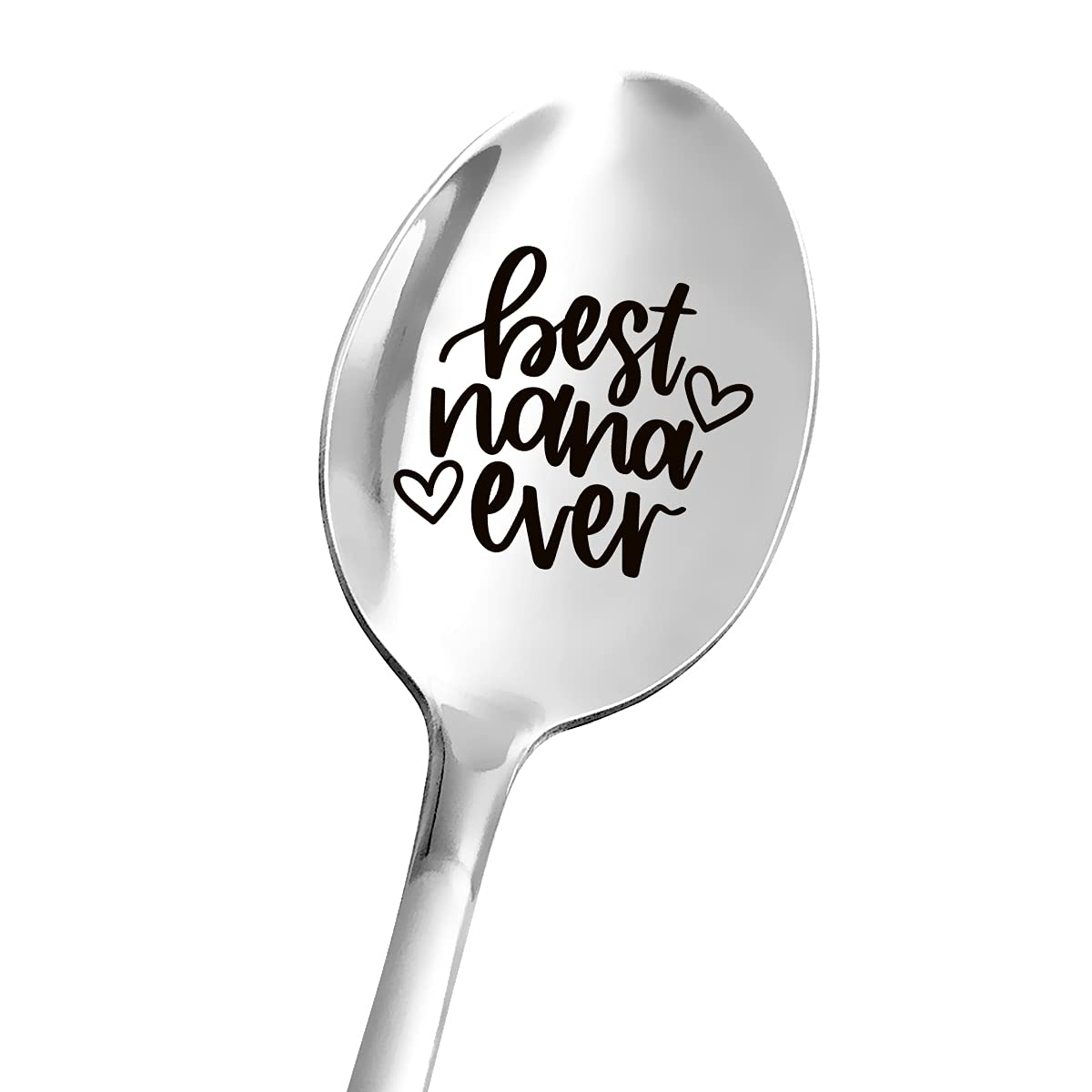 Aakihi Best Nana Gifts - Best Nana Ever Spoon - Funny Nana Spoon Engraved - Tea Coffee Spoon - Nana Gift From Granddaughter Gran