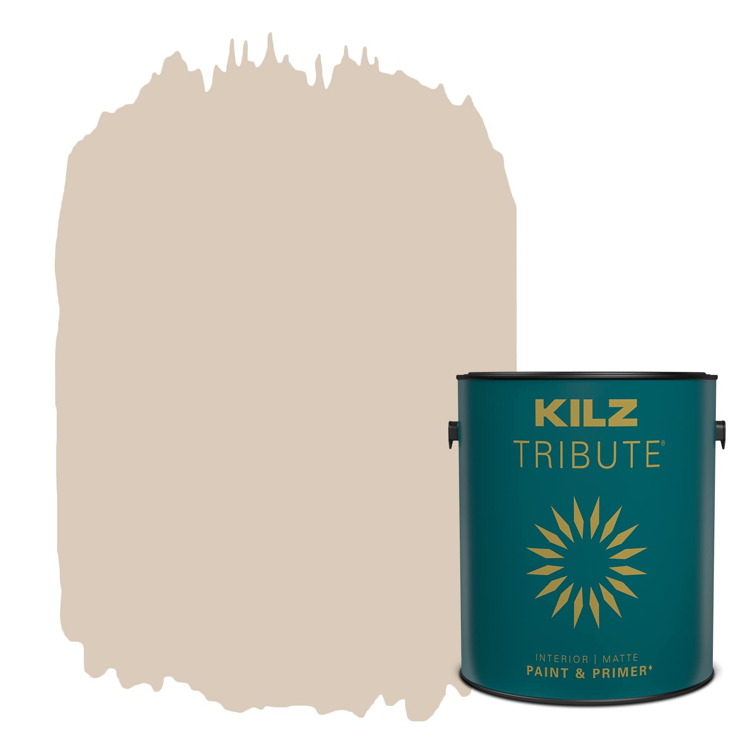 Kilz Tribute Paint  Primer, Interior, Matte, Papyrus, 1 Gallon