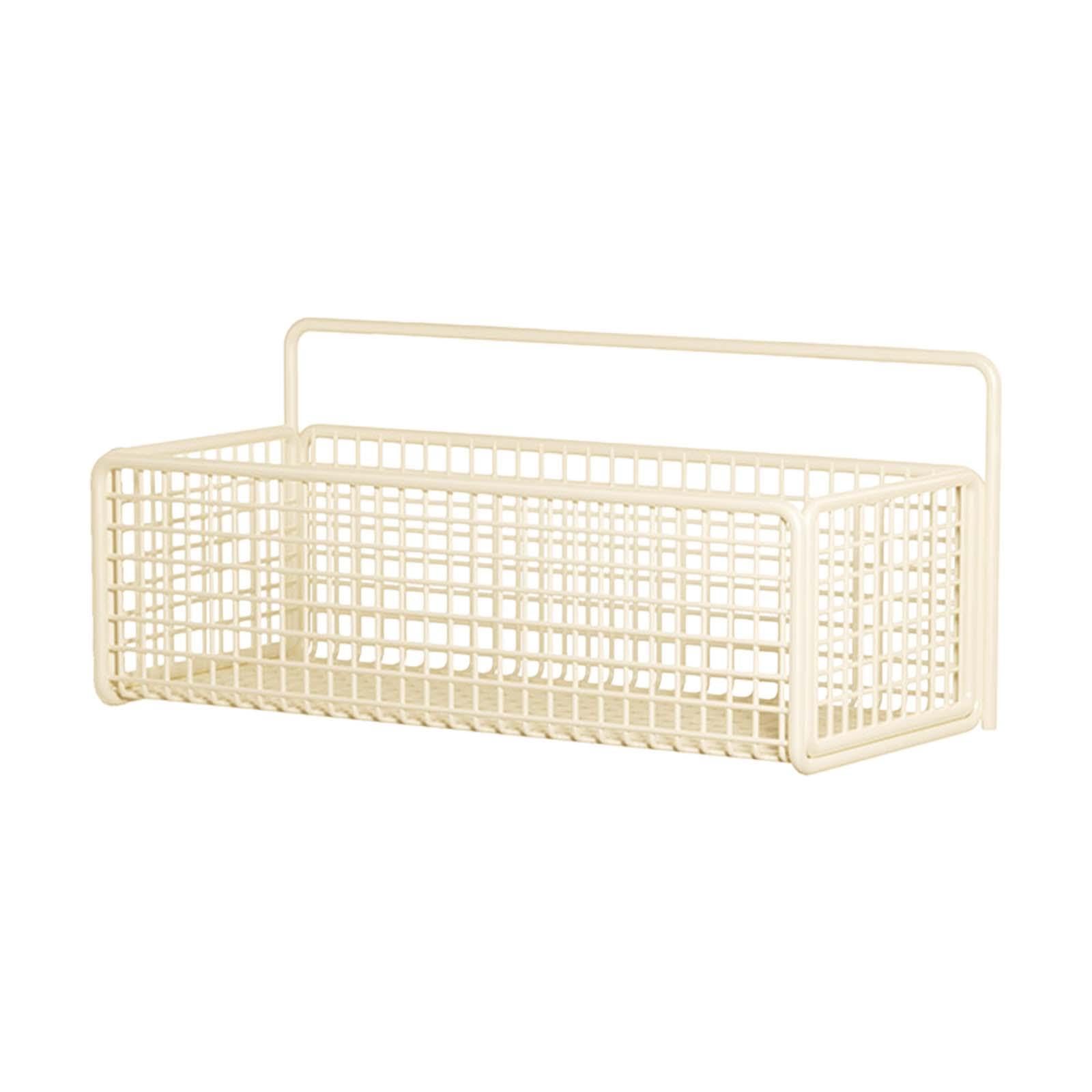 Enakshi Spice Rack Organizer Metal Hanging Kitchen Basket For Counter Kitchen Shower 27Cmx15Cmx13Cm Without Hooks|Household Supp
