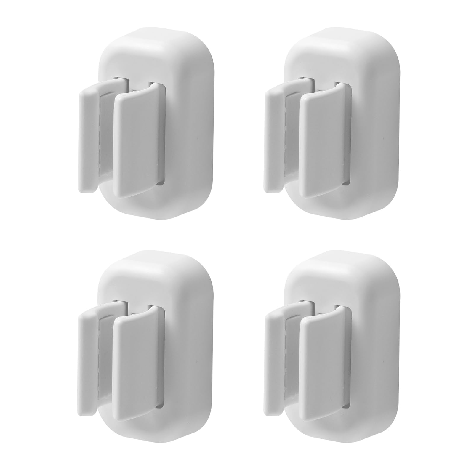 Cadbibe 4Pcs Toothbrush Holder Wall Mounted, Self Adhesive Electric Toothbrush Organizer For Bathroom, Waterproof Multi-Function