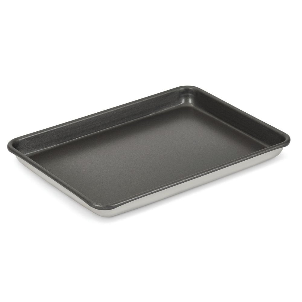 Vollrath Wear-Ever 16 Gauge Aluminum 1/4 Size Nonstick Sheet Pan - 13''L X 9 1/2''W X 1''H