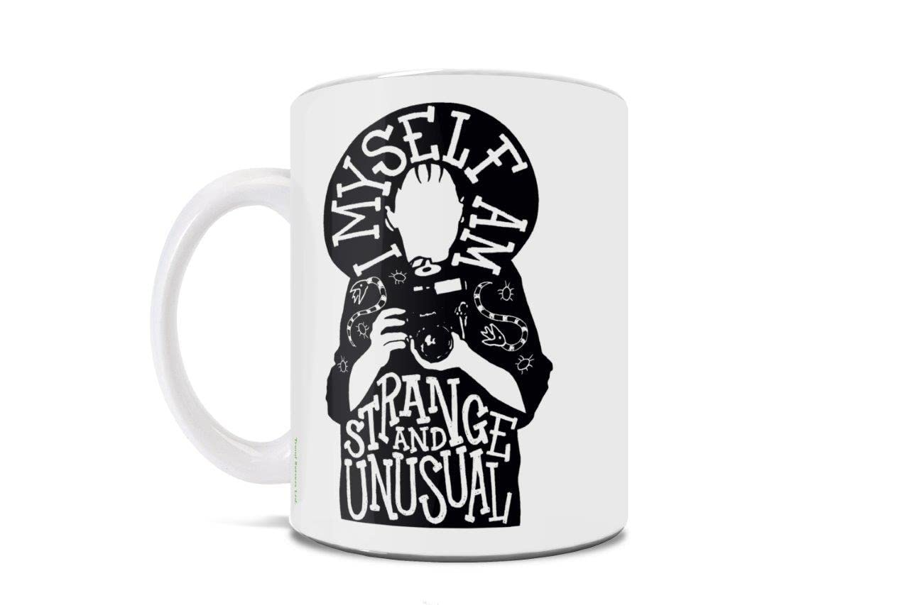 Trend Setters Beetlejuice - Strange and Unusual - 11 oz Ceramic Coffee or Tea Mug - Officially Licensed Merchandise - Perfect fo