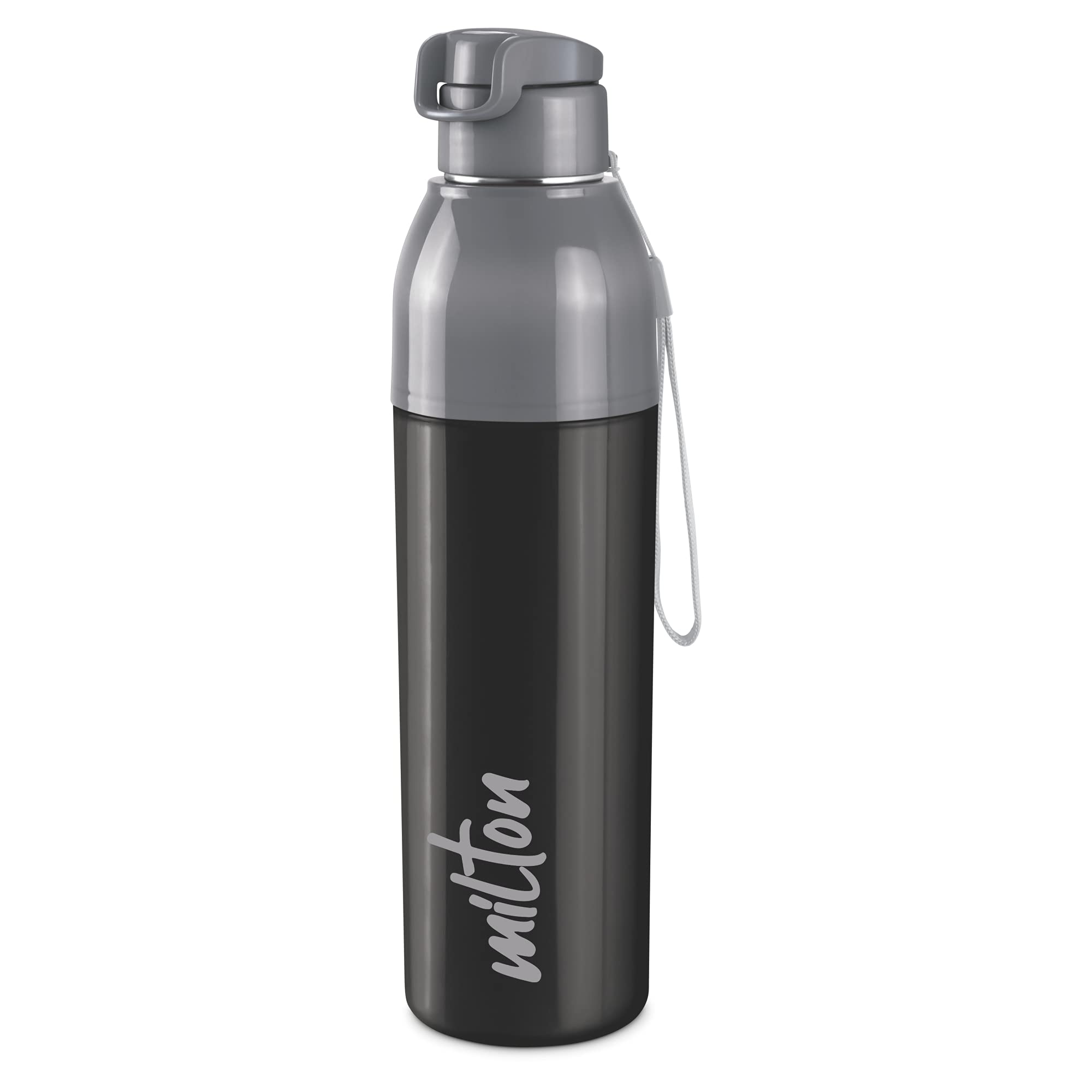 Milton Steel Convey 900 Pu Insulated Inner Stainless Steel Water Bottle, 630Ml | Leak Proof Lid, Bpa Free | Hot & Cold | Easy To