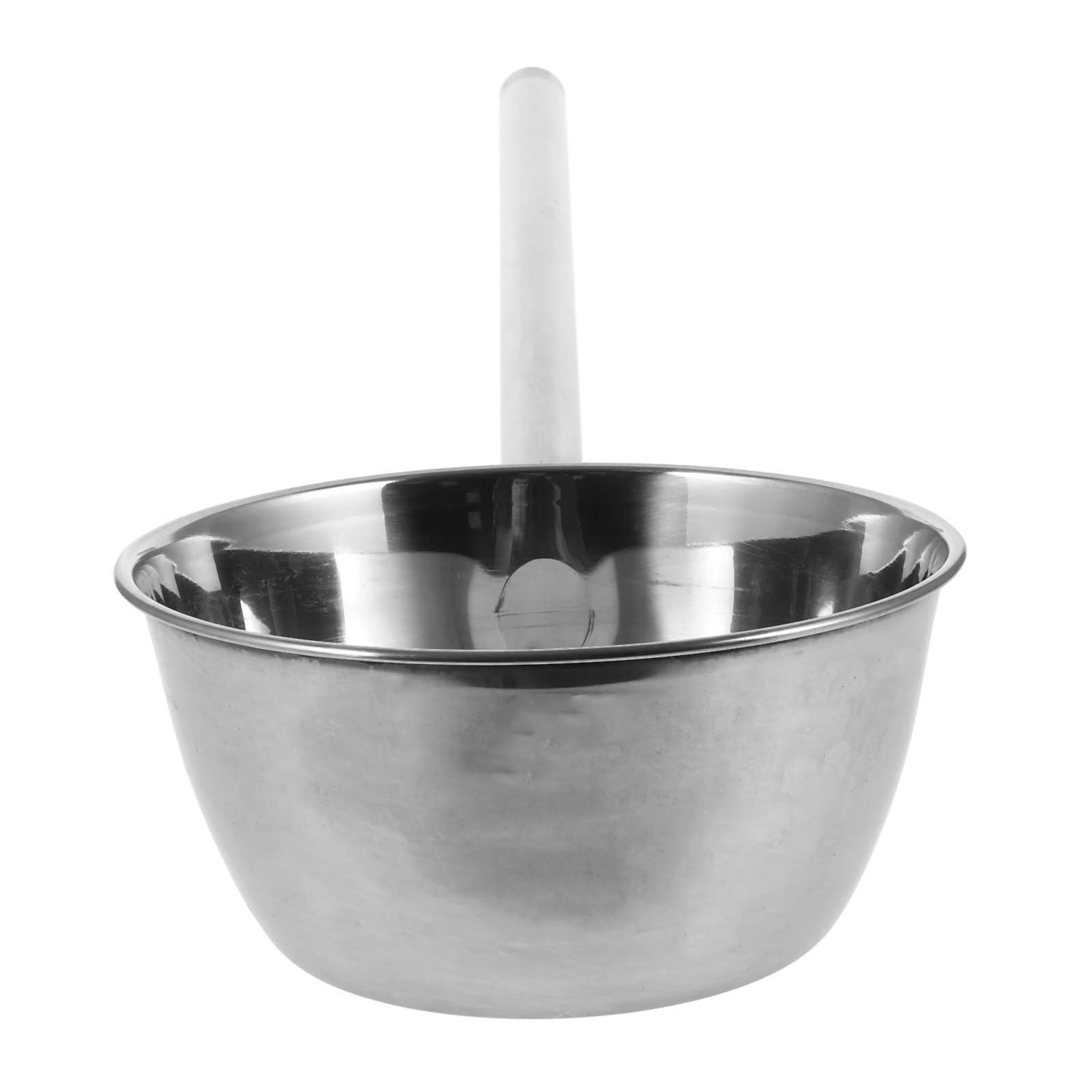 DEARMAMY Long Handle Stainless Steel Ladle Spoon for Home and Restaurant Use, Sturdy Deep Soup Ladle with Thickened Sturdy Const