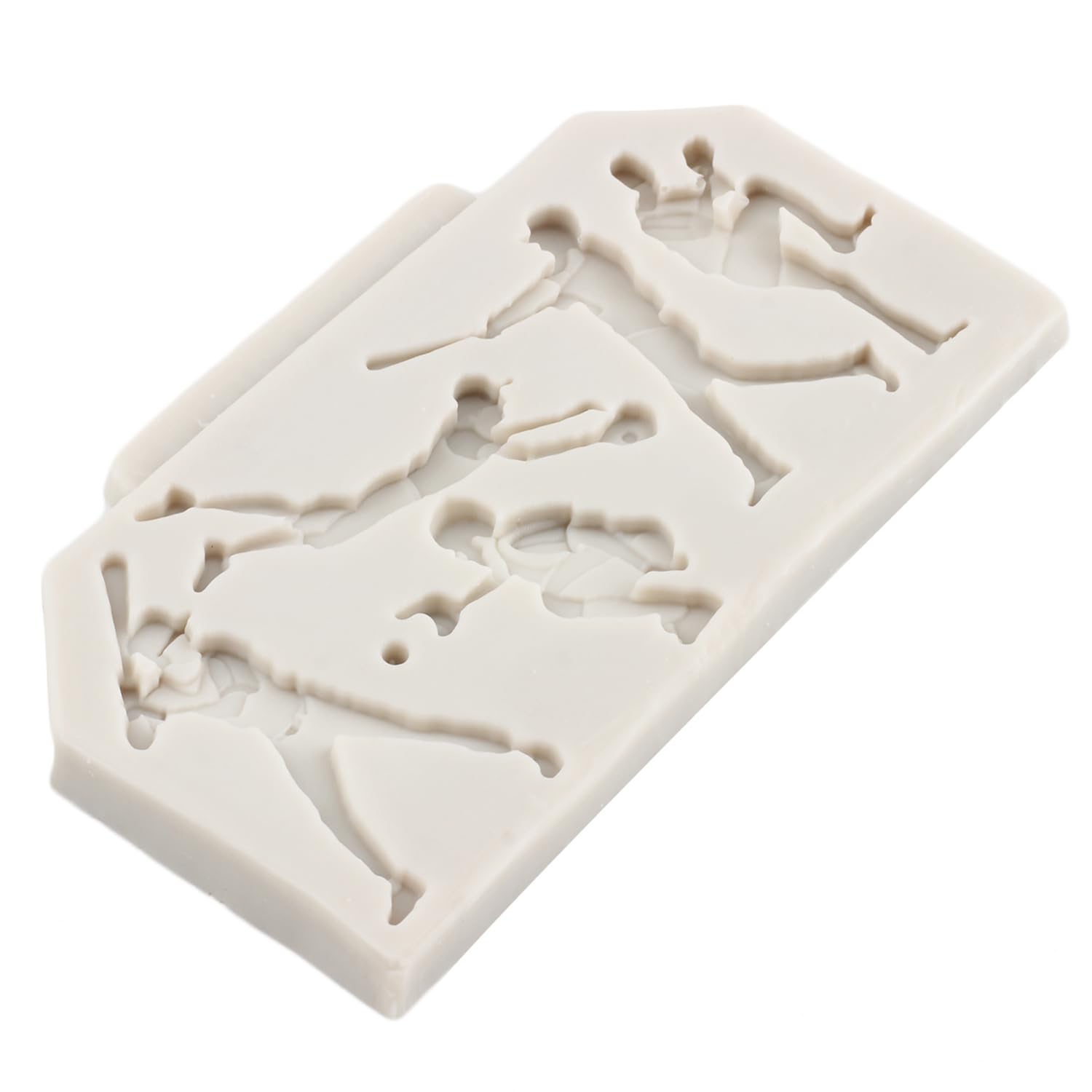 Sijiangmold Baseball Fondant Mold Baseball Softball Glove Silicone Mold For Cupcake Topper Cake Decorating Chocolate Candy Polym