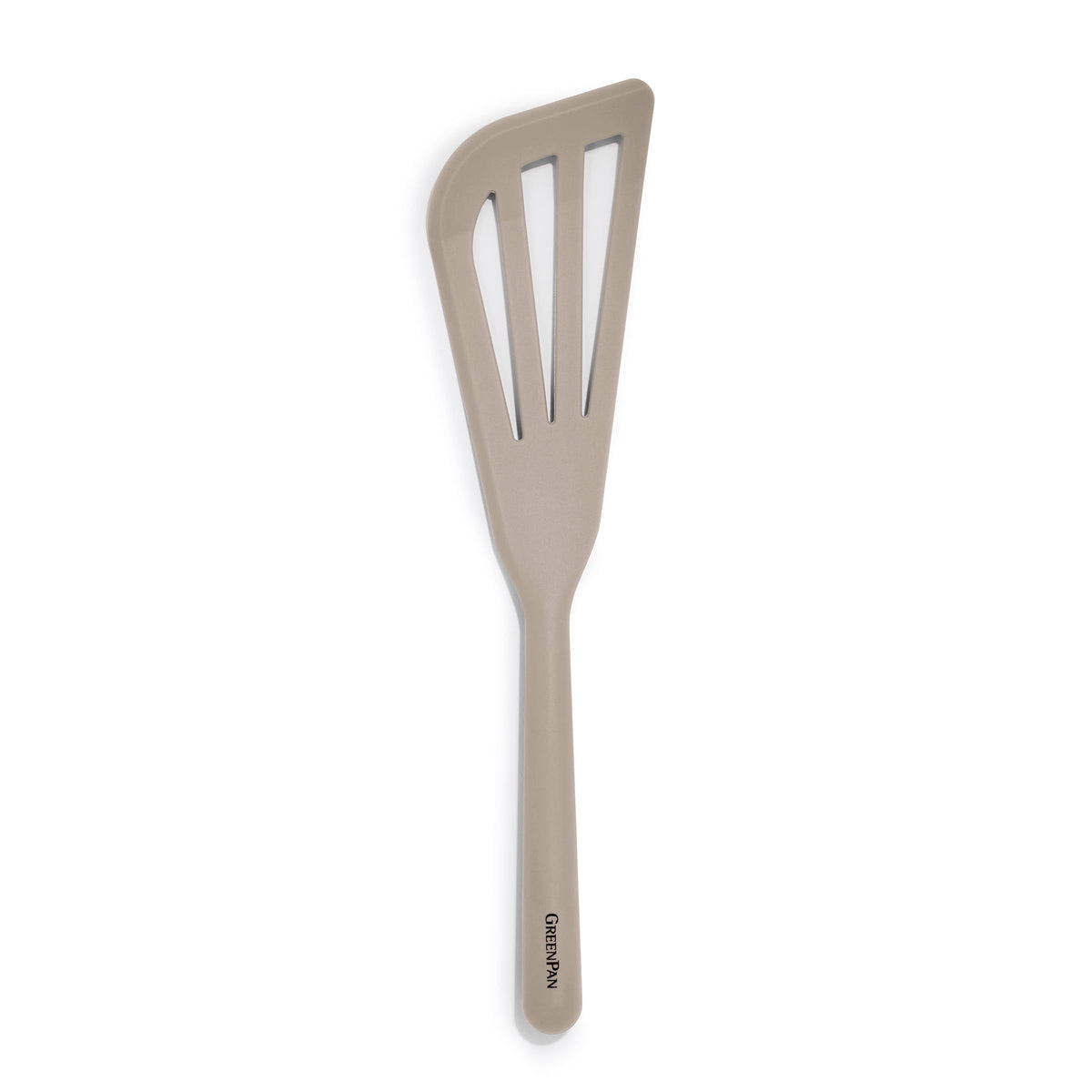 Greenpan Silicone Fish Turner Spatula, Slotted Cooking Kitchen Utensil, Flexible Rubber Nonstick Cookware, Rigid Steel Core, Hea