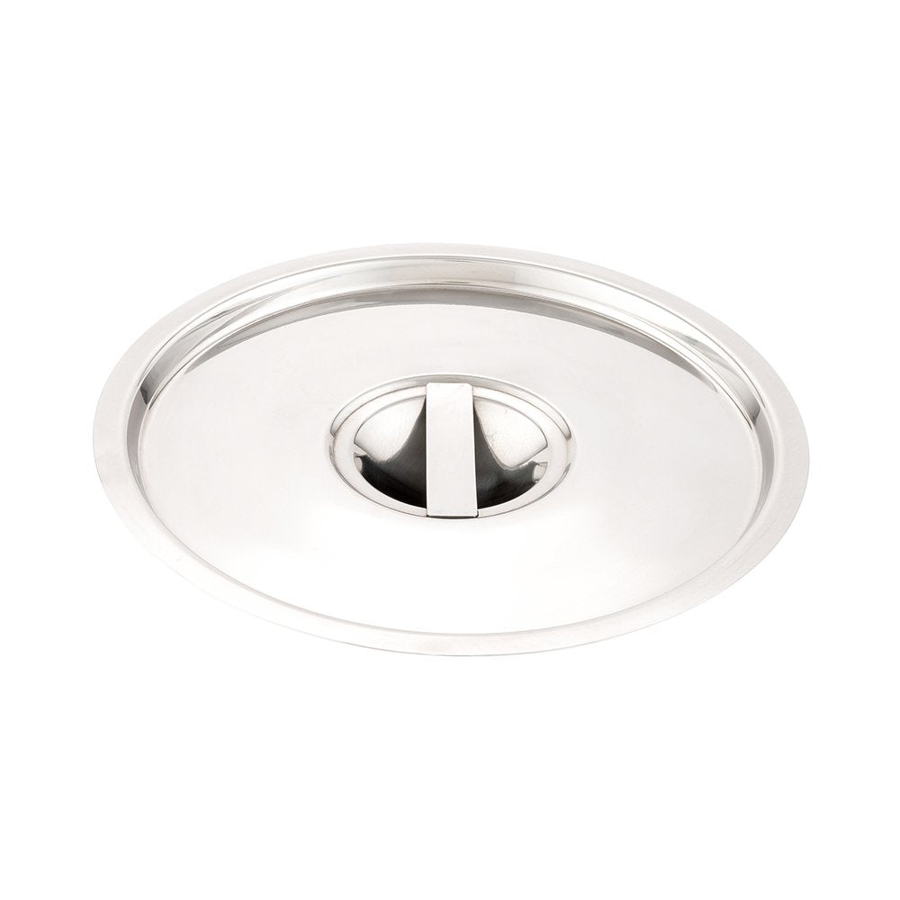 Restaurantware Lid Only: Met Lux Lid For 8.25 Quart Bain Marie 1 Stainless Steel Lid For Bain Marie Pot - Built-In Handle Pot So