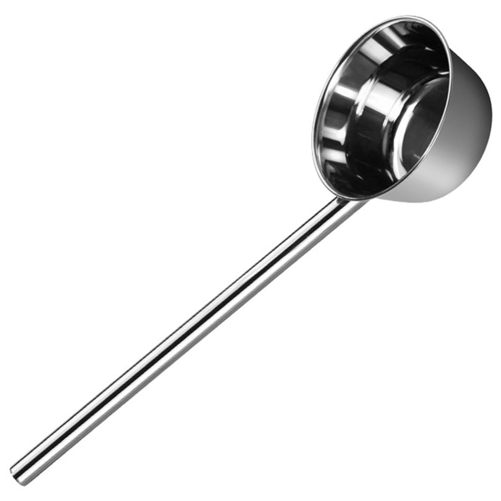 Vaguelly 22 Inch Hotel Canteen Stainless Steel Ladle with Long HandleSilver