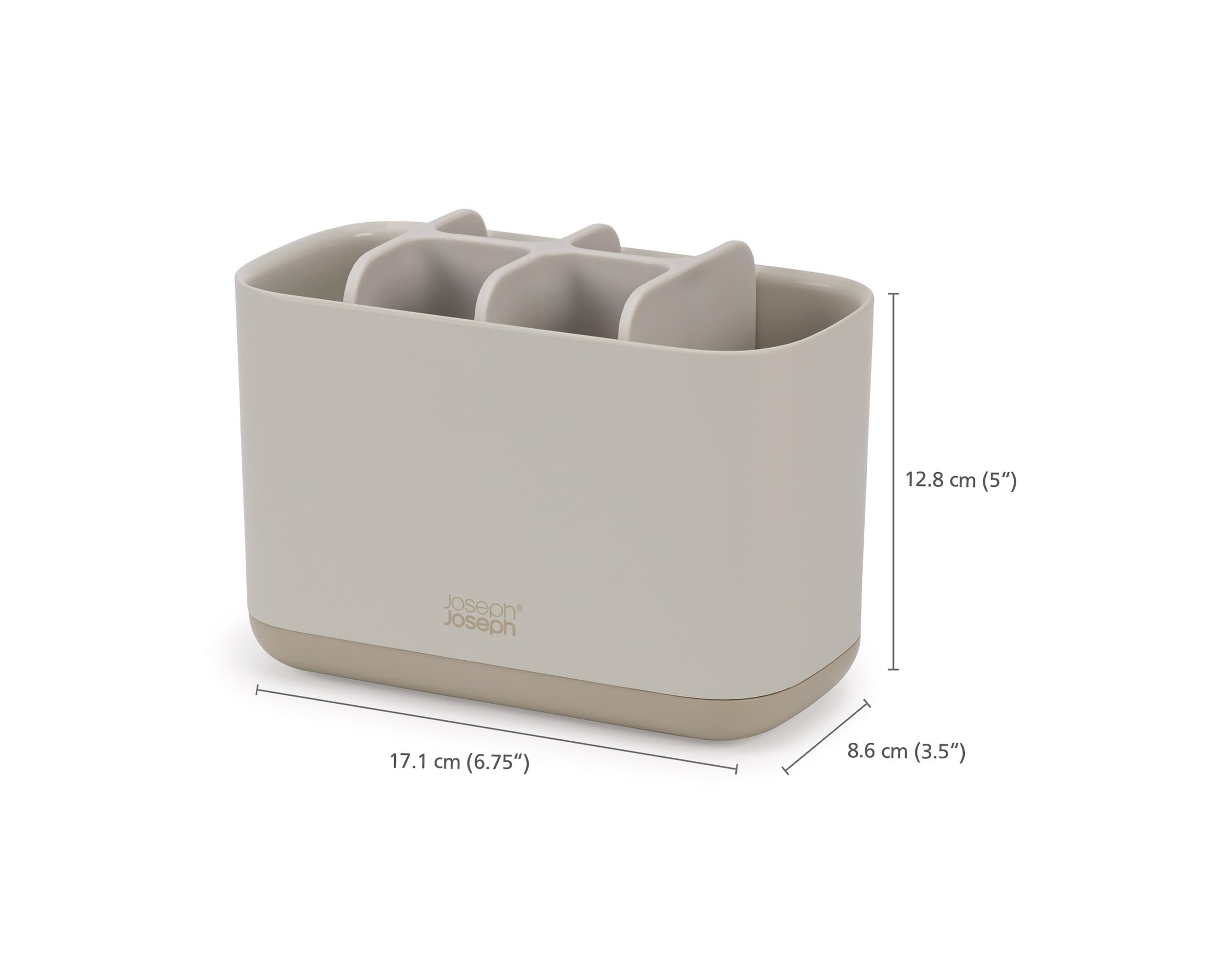 Joseph Joseph Easystore Matte Finish Large Toothbrush Caddy Small