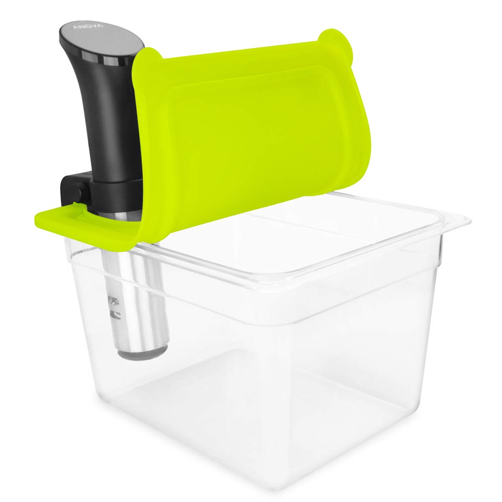 EVERIE Sous Vide Container with Universal Silicone Lid Compatible with Anova All Models, Anova Nano, Chefsteps Joule, Instant Po