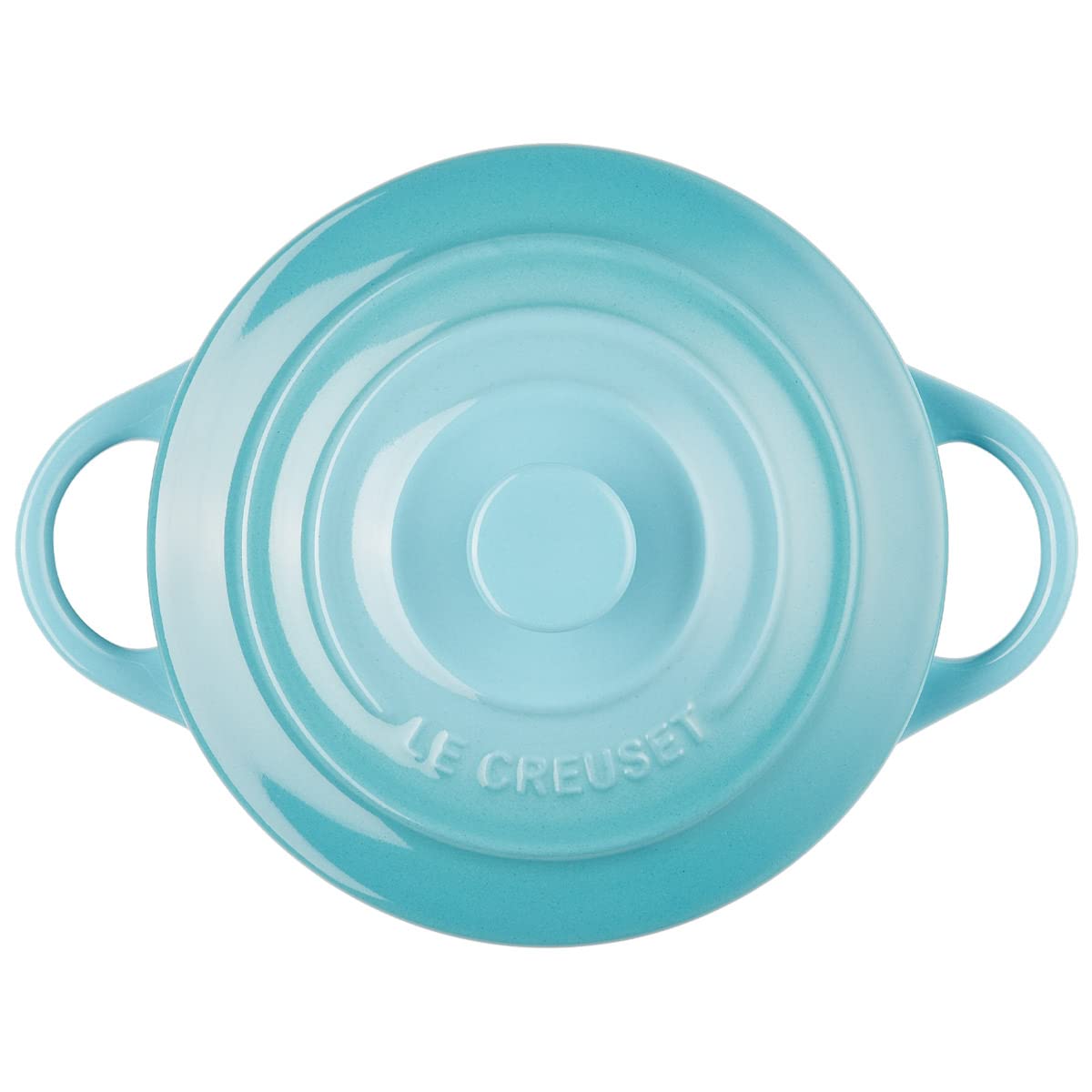 Le Creuset Stoneware Mini Round Cocotte  8 oz.  Caribbean