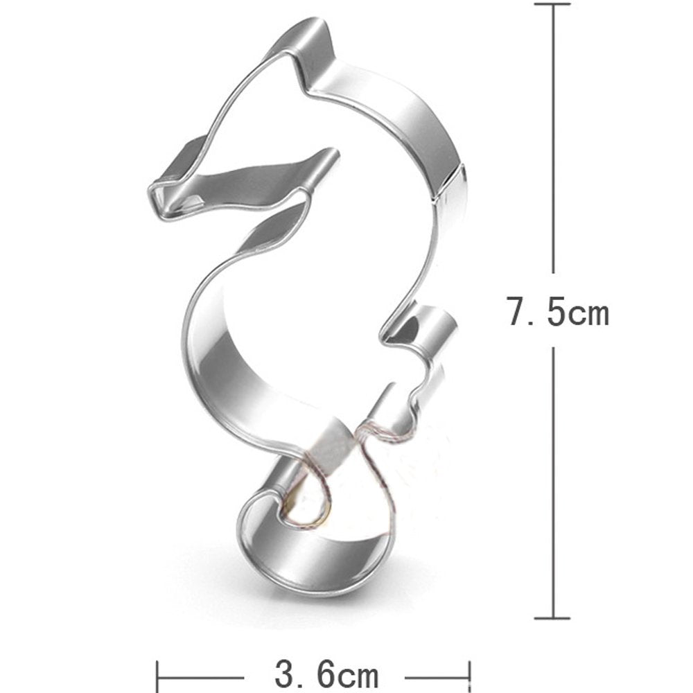 Wotoy Ocean Theme 3 Pieces Set Biscuit Cookie Cutter - Stianless Steel