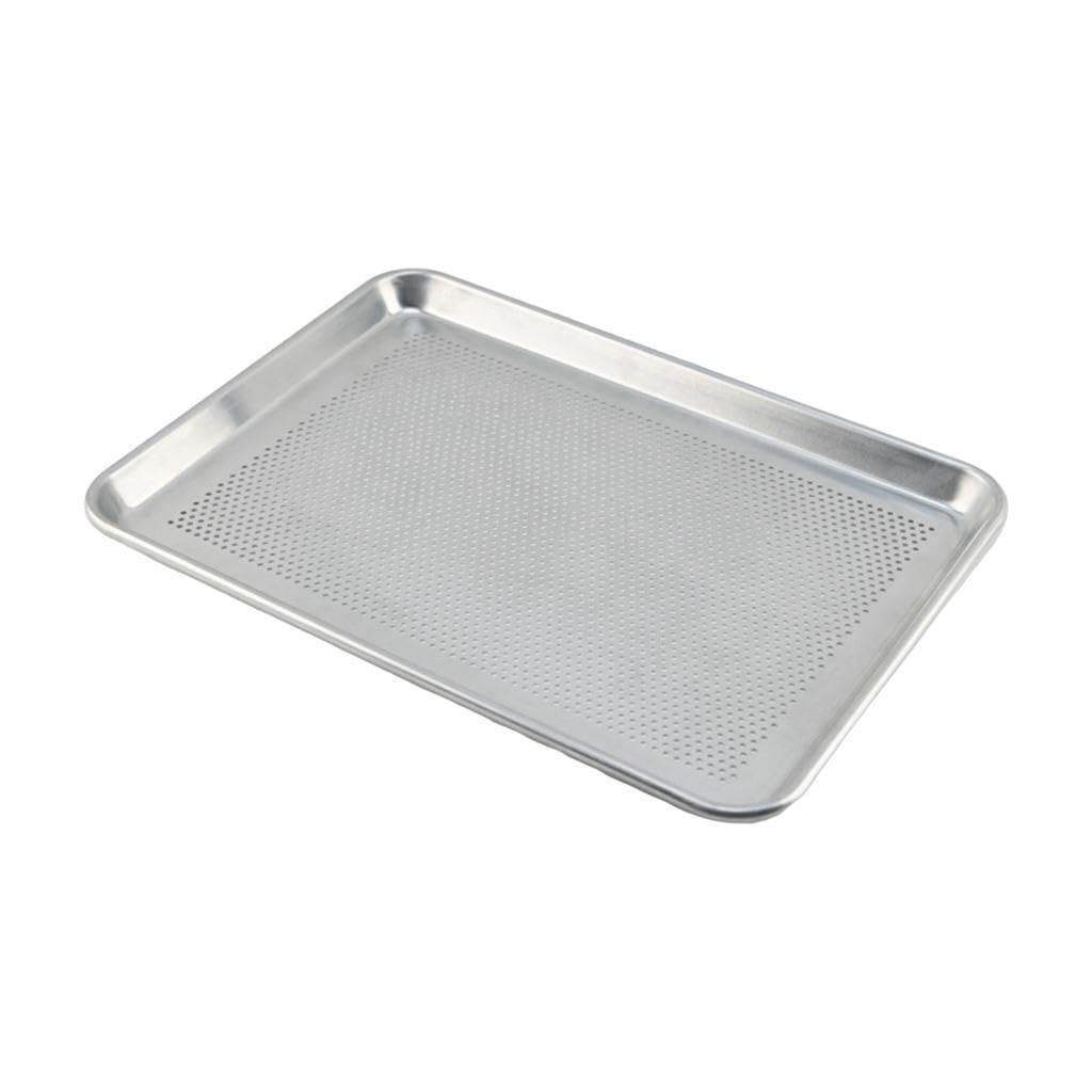 Merishopp Perforated Sheet Pan Reusable Oven Tray Bakery Sheet Tray for Kitchen Baking 60x40cm
