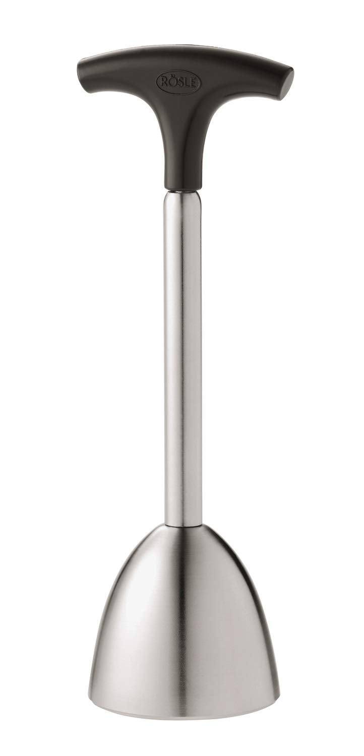 Rsle Stainless Steel Egg Topper With Silicone Handle