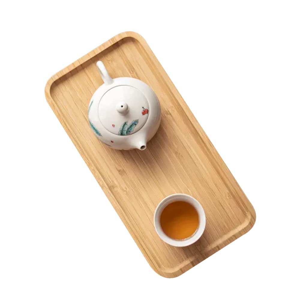 Bamboo Vanity Tray Bamboo Tray Rack Bathroom Counter Tray For Organizing Decor Display Toilet Tank Top Tray, Bamboo Vanity Tray