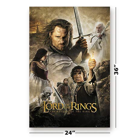 POSTER STOP ONLINE The Lord of the Rings - The Return of the King - Movie Poster (Regular) (Size 24'' x 36'')
