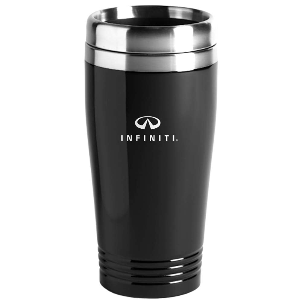AuTomotive Gold Inc. Stainless Steel Vacuum Travel Mug for Infiniti Black  TM150.INF.BLK.