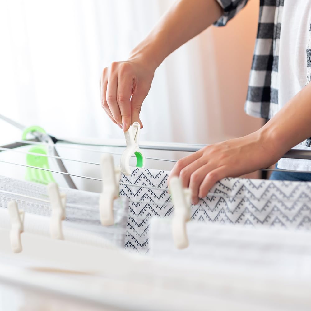 Minyaluck Beach Towel Clips For Chairs Cruise-Clothespins 12 Pcs Heavy Duty Laundry Clamps Clothes Pegs Chair Clips Towel Holder