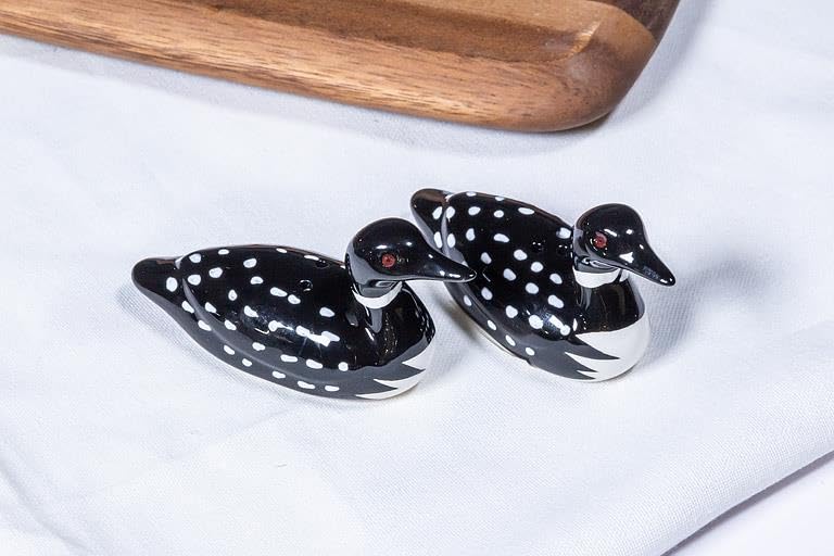 Abbott Collection 27 Sp Loon Salt & Pepper, 2.5 Inches L, Black