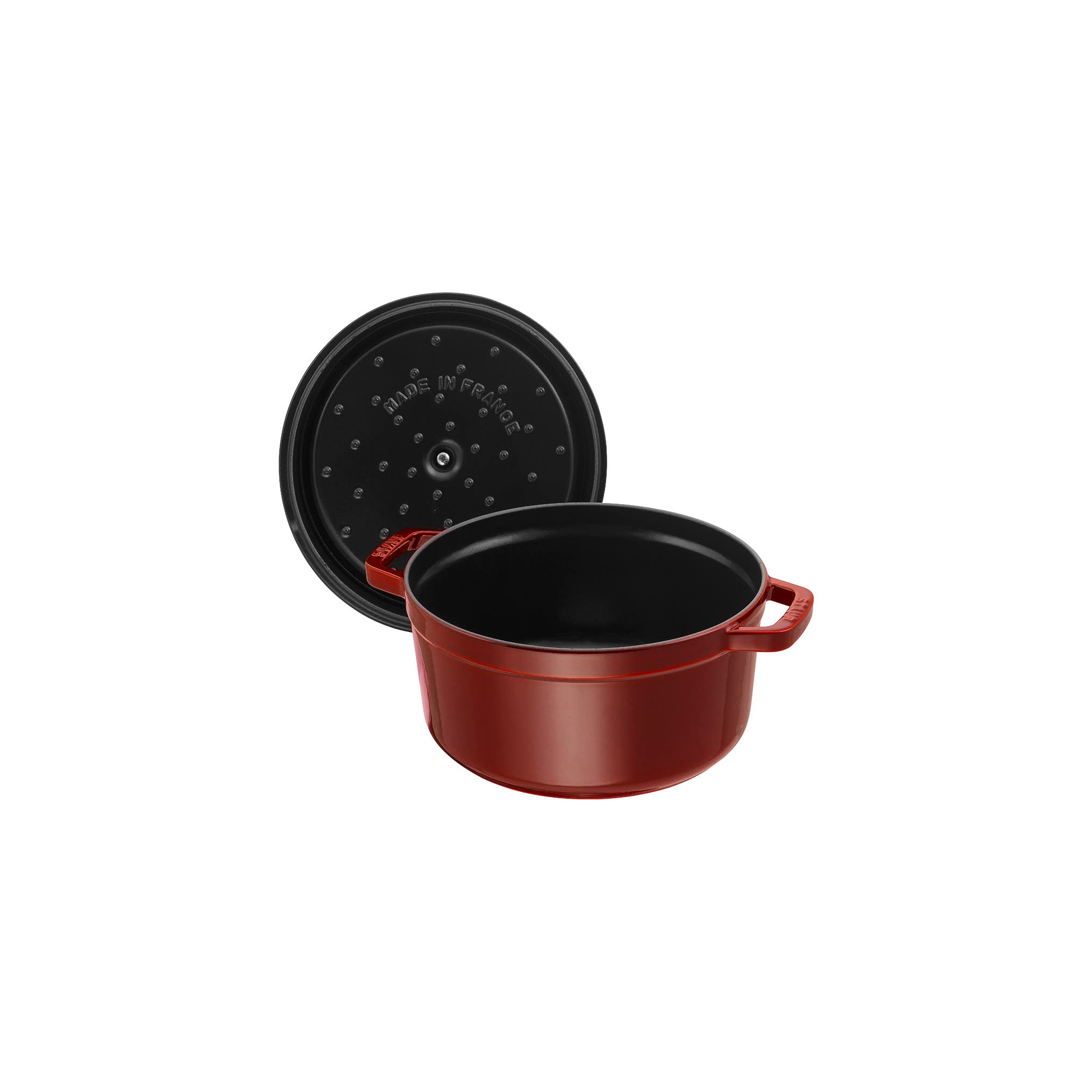 St. Andrew Press La Cocotte Round Casserole, 24Cm, Grenadine
