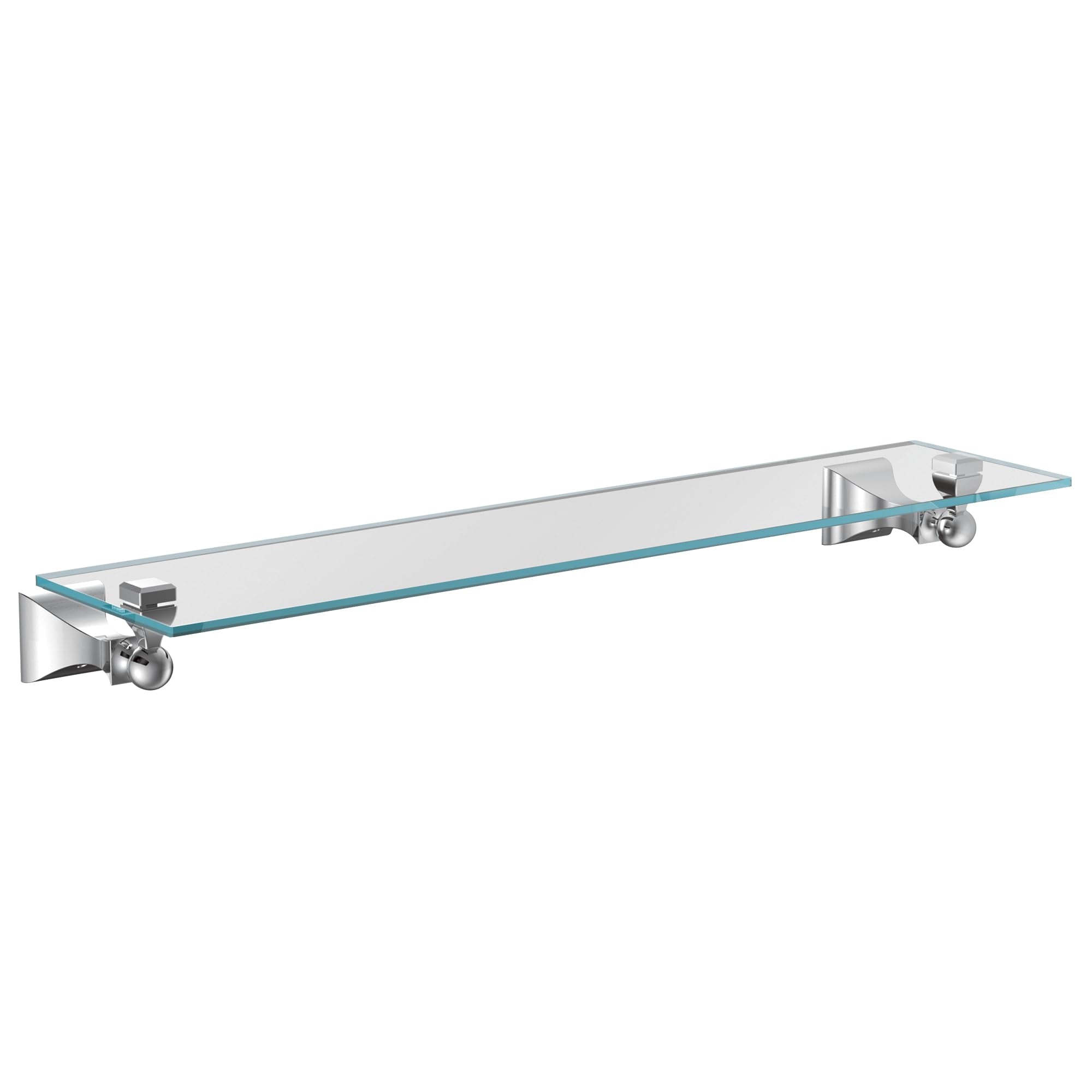 Moen Dn8390Ch Retreat Glass Vanity Shelf, Chrome