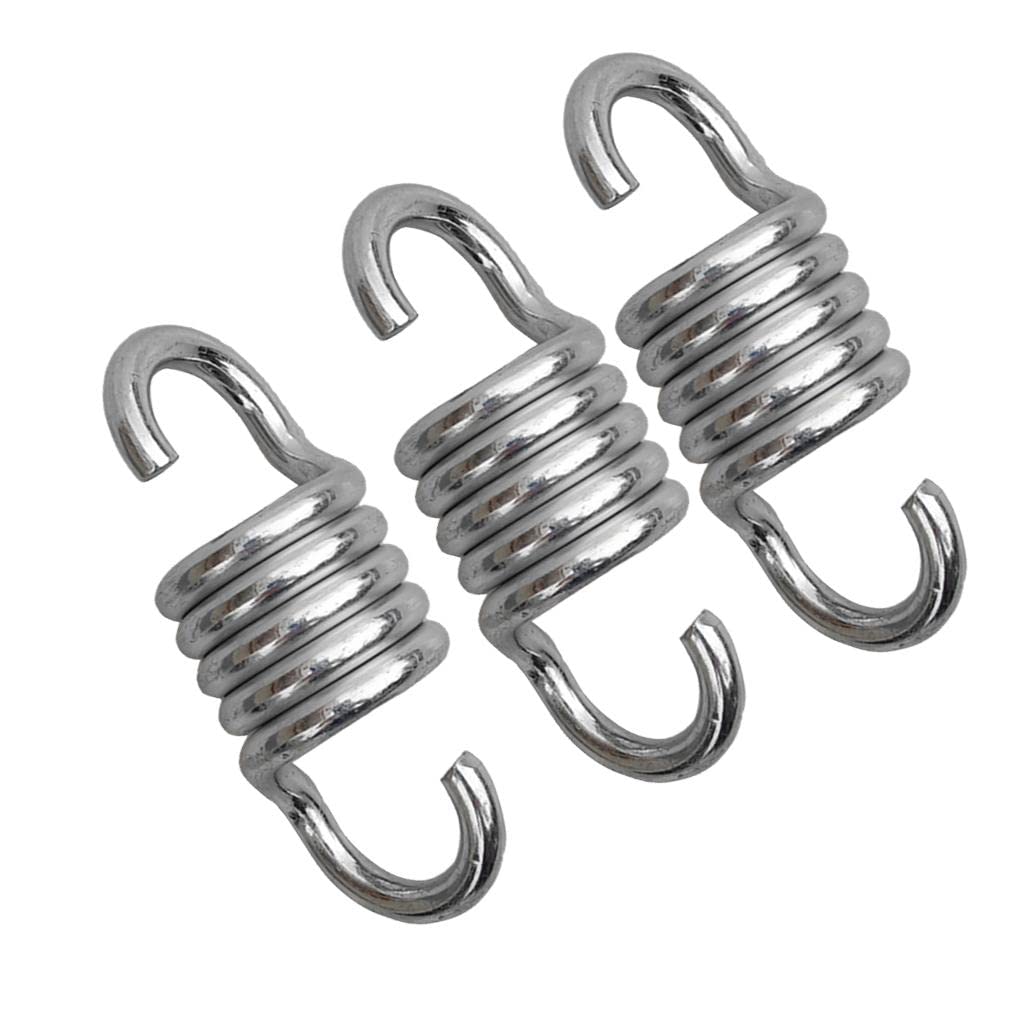 Merishopp 3Pcs Extension Spring Suspension Hooks Hanger For Garden Swing Chair Hammock