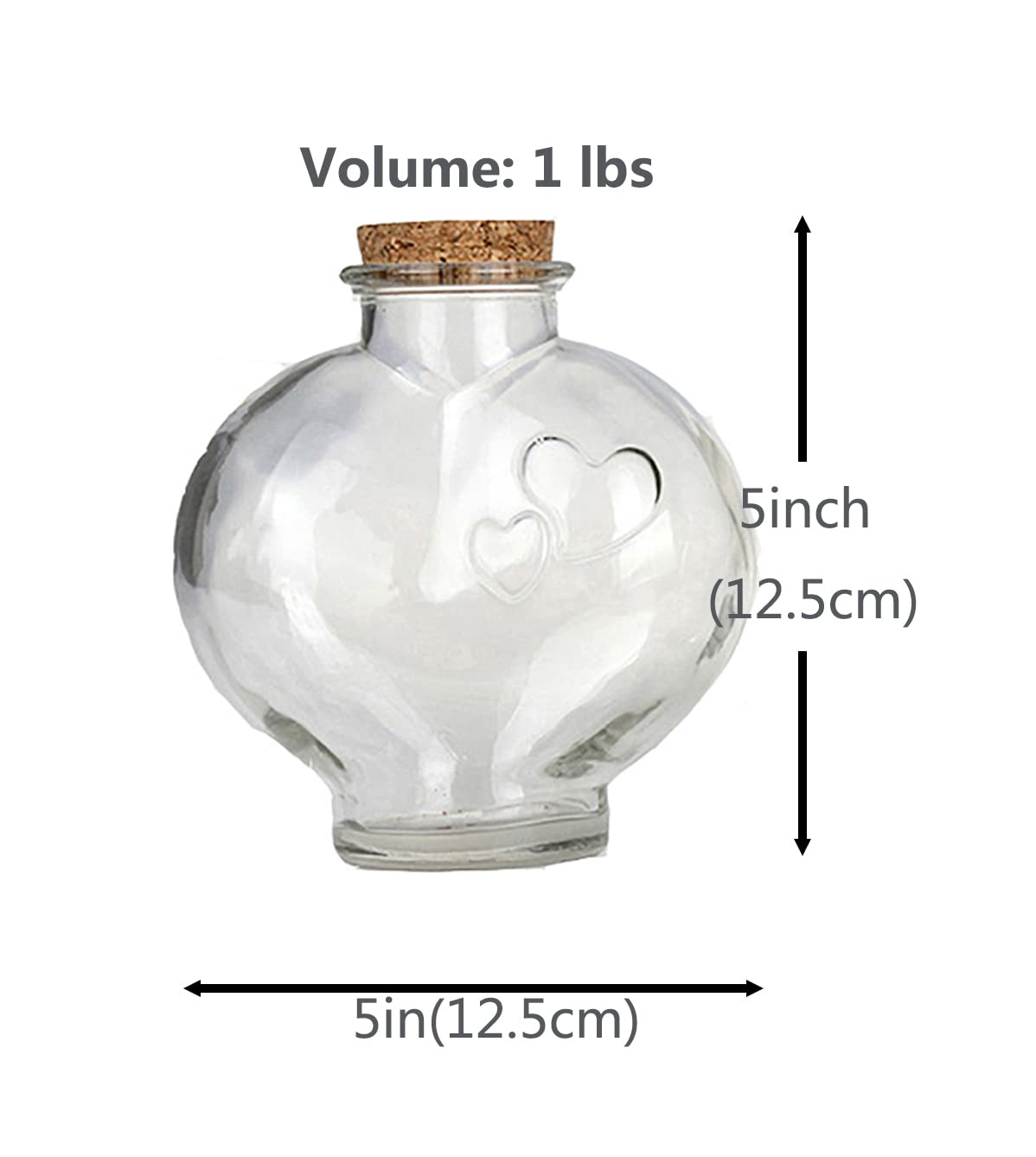 Wedding Sand Ceremony Decanter With Cork Unity Sand Ceremony Set Wedding Gift (No Sand)