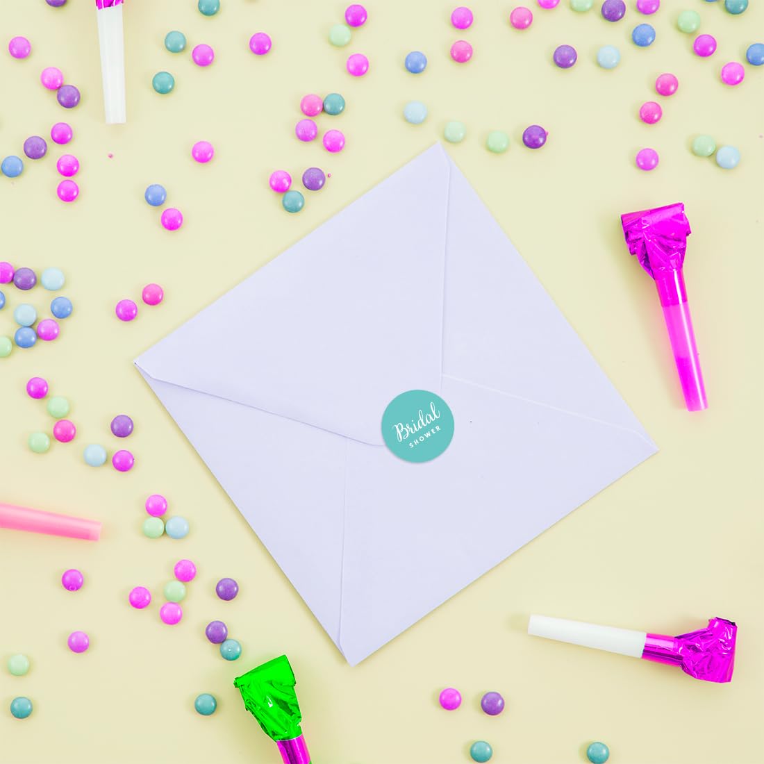 Andaz Press Chocolate Drop Labels Trio, Fits Kisses Party Favors, Wedding Bridal Shower, Diamond Blue, 216-Pack, Robin'S Egg Blu