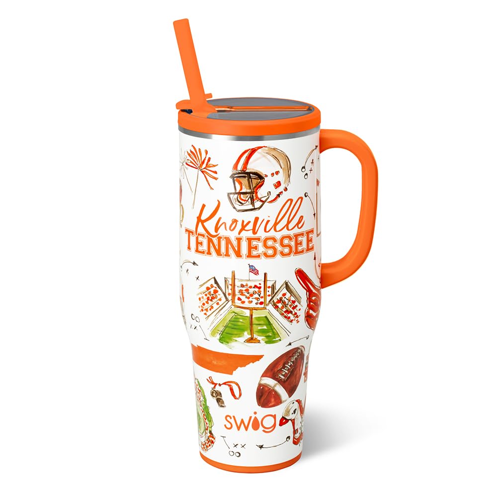 Swig Life 40oz Leakproof Mega Mug with Handle & Straw, Knoxville