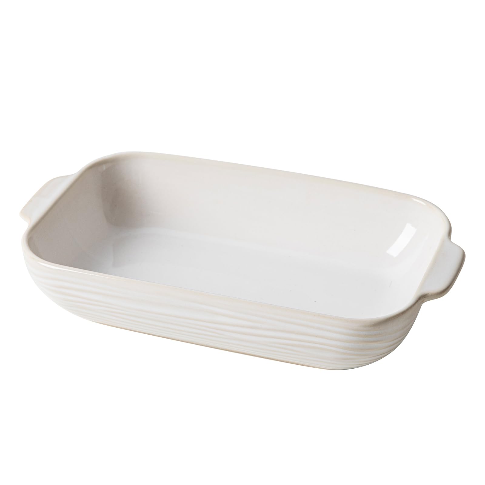 Casserole Dishes for Oven, 9 x 8 inch Ceramic Baking Dish, 17 Oz Rectangular Deep Lasagna Pan, Porcelain Baking Pan with Handles