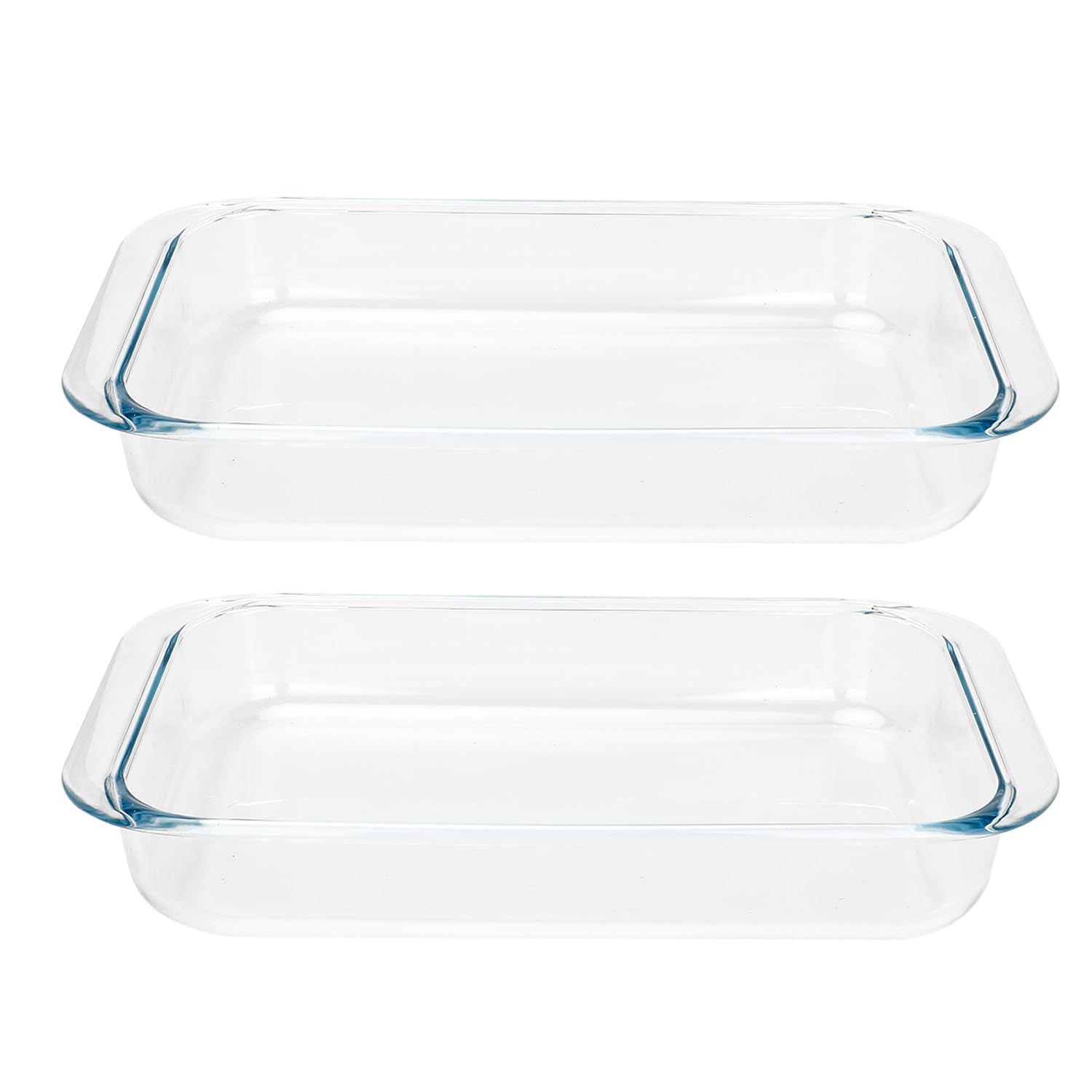 1.5Quart Tempered Glass Oblong Baking Dishes, Set of 2
