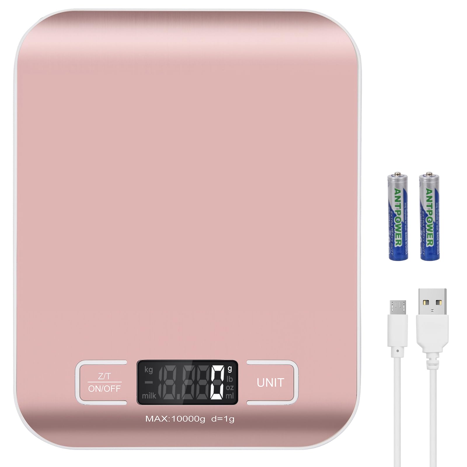 Selegere Digital Shipping Scale,Stainless Steel Panel, Accurate Portable Postal Scale for Packages, Small Business,Kitchen, Food