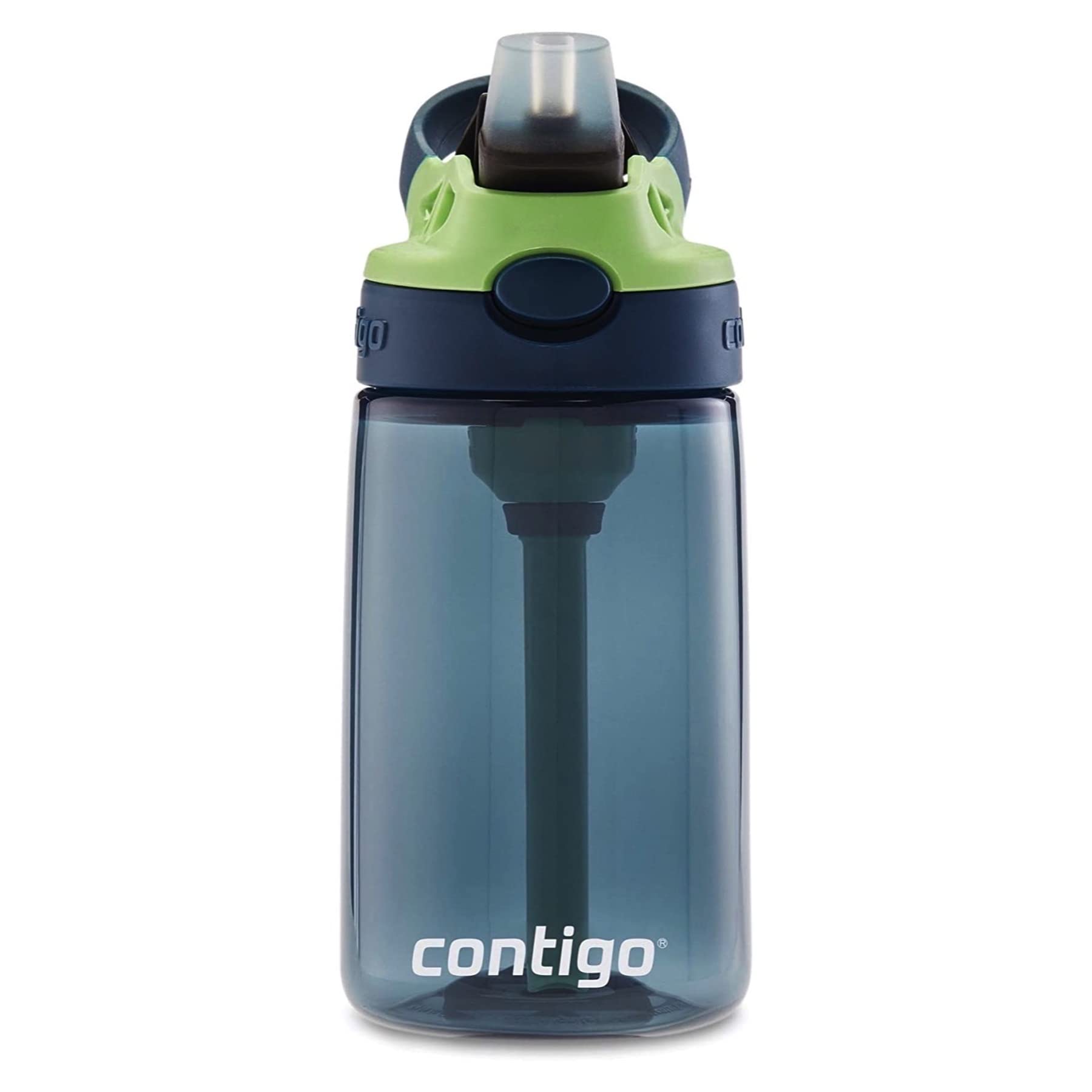 Contigo Autospout Camping Hydration Water Bottles, 14Oz (Pack Of 1), Blueberry