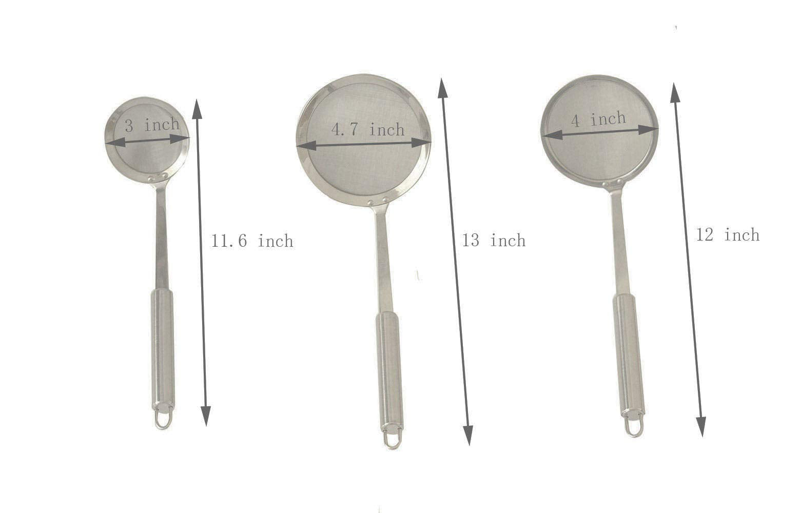 Kingsuper Hot Pot Fat Skimmer Spoon Stainless Steel Mesh Food Strainer For Oil Filter Skimming Grease And Foam