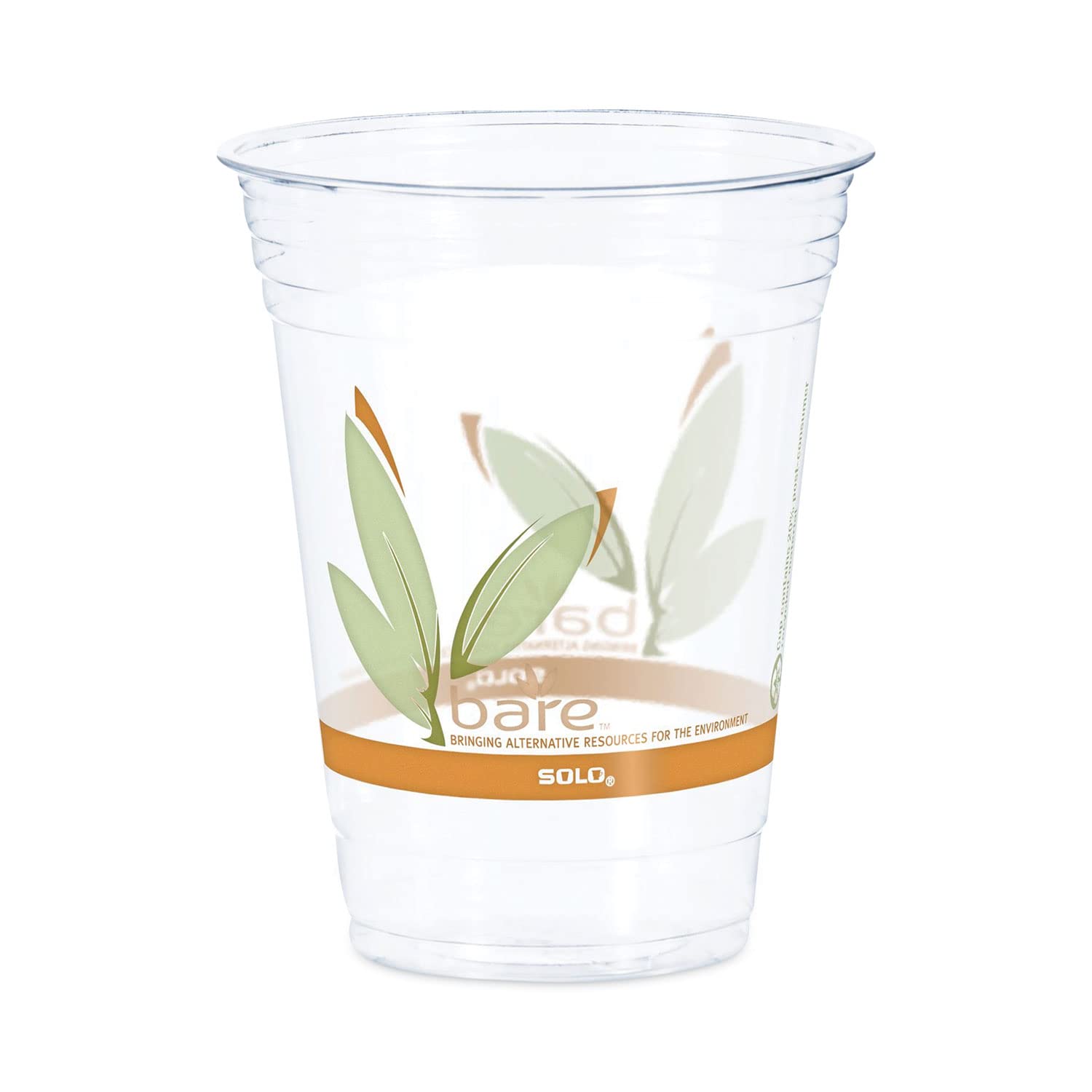 Bare Eco-Forward Rpet Cold Cups, 16-18 Oz, Clear, 50/Pack