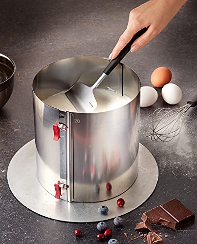 Triangle Cream Spreader - Stainless Steel - Icing & Frosting Spreader For Cakes & Desserts - Greengrip Handle - Dishwasher Safe