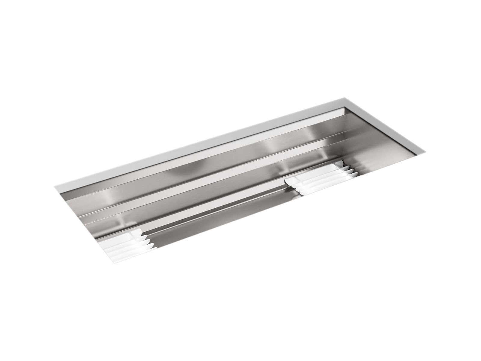 KOHLER Prolific 44 inch Extra Large Workstation Stainless Steel Single Bowl Kitchen Sink, Undermount Kitchen Sink with Accessori