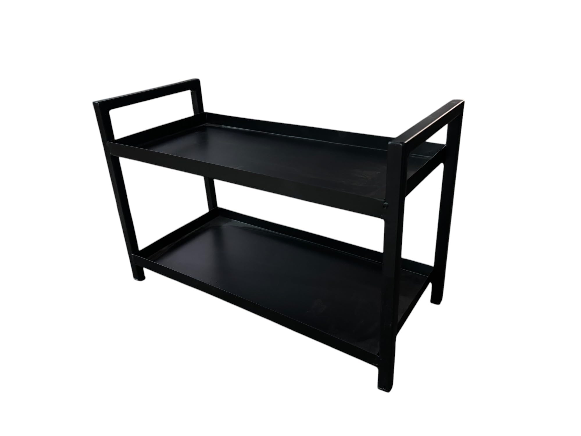 Ironic 2Tier Countertop Organizer Rack, Metal Storage Stand For Kitchen Bathroom Dressing Table, Multipurpose Shelf