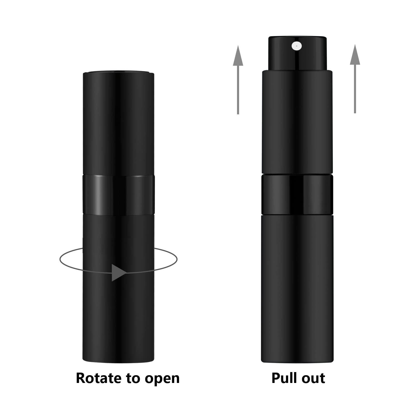 Lil Ray 8Ml/30Pcs Portable Mini Perfume Atomizer, Refillable Empty Small Spray Bottle For Travel, Twist Type Pocket Cologne Spra
