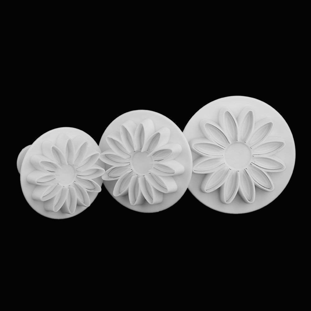 Zuoyou 33 Piece Fondant Cake Cookie Plunger Cutter Sugarcraft Flower Leaf Butterfly Heart Shape Decorating Mold Diy Tools