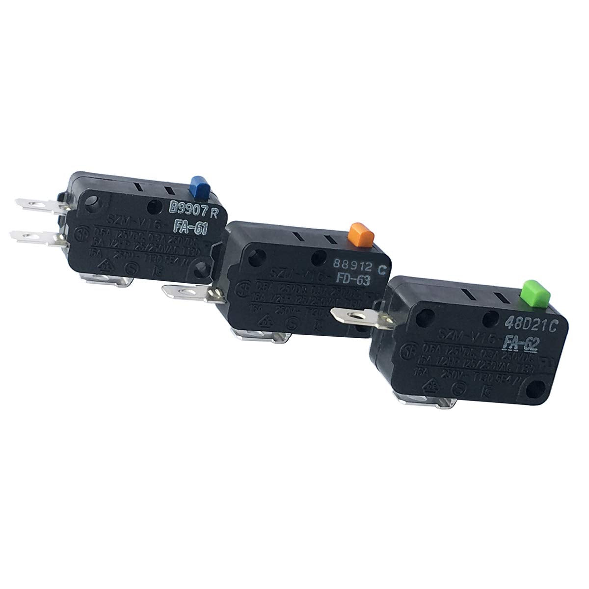 Lonye Wb24X10103 & 3B73361E & Szm-V16-Fd-63 Microwave Door Switch Replacement For Ge Microwave Szm-V16-Fa-61 Szm-V16-Fa-62