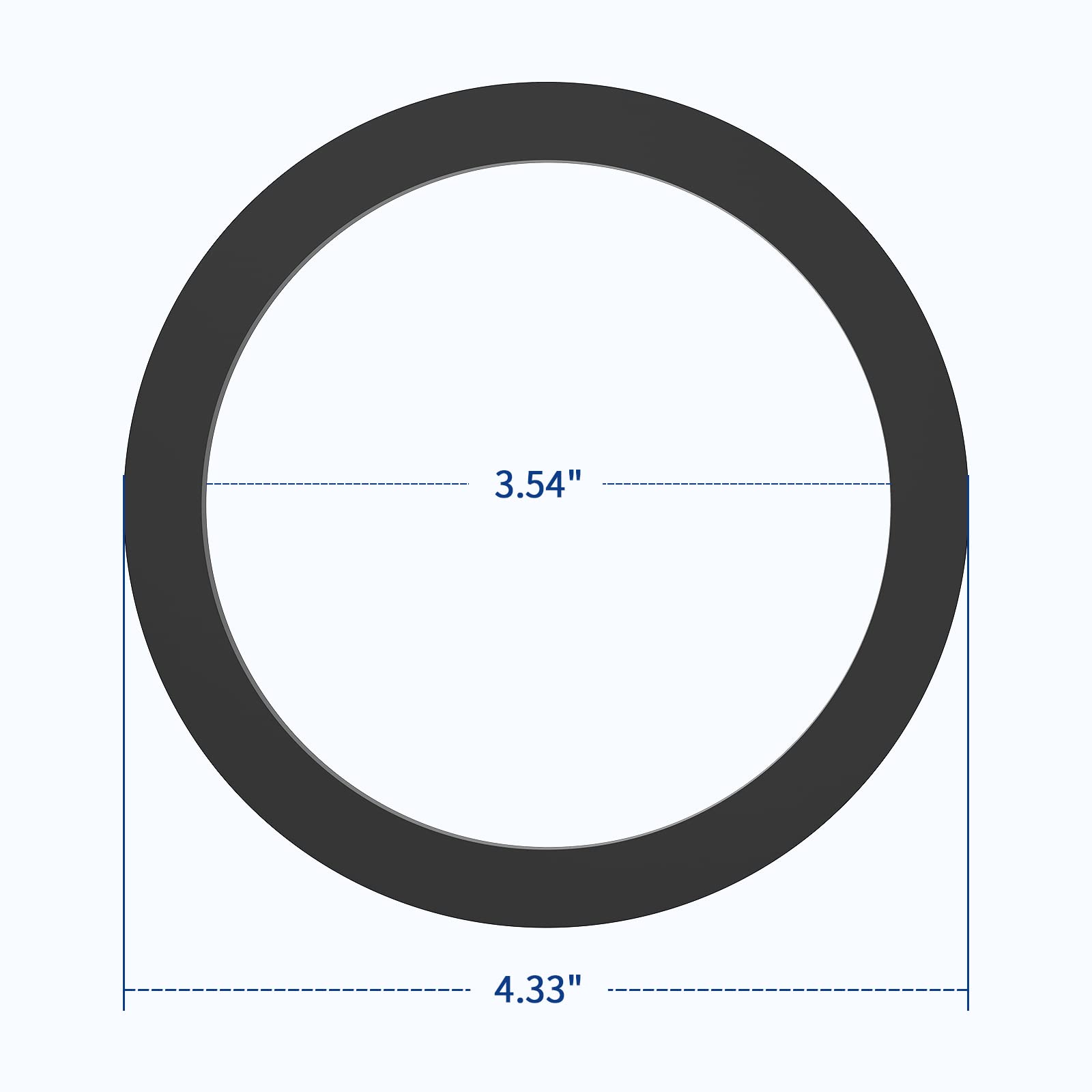 Kone Sink Strainer Gasket Seal Rings  4 Pack Washers & Lock Nut Fit 3-1/2 Inch Kitchen Sink Drains  No Plumber's Putty Required