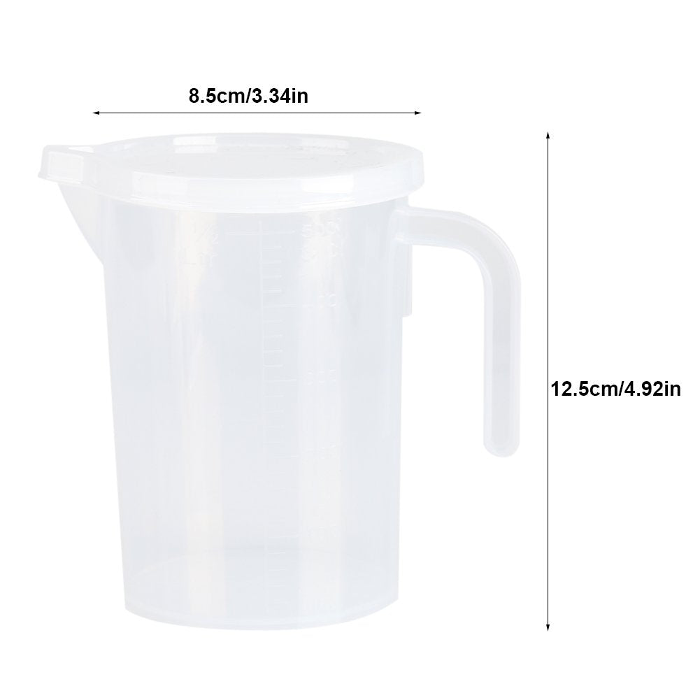 Flourwater, Oil, Batter(500Ml), Baking Measuring Cup With Pitcher Handle To Measure And Mix Recipe Ingredients Measuring Tools
