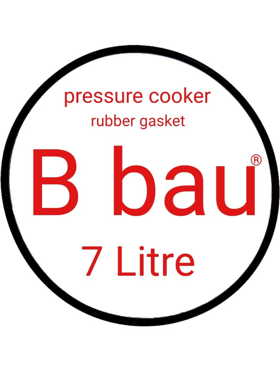 B Bau Pressure Cooker Rubber Gasket For All Type Of Inner Lid Pressure Cooker Steel Or Aluminium 7 Litre