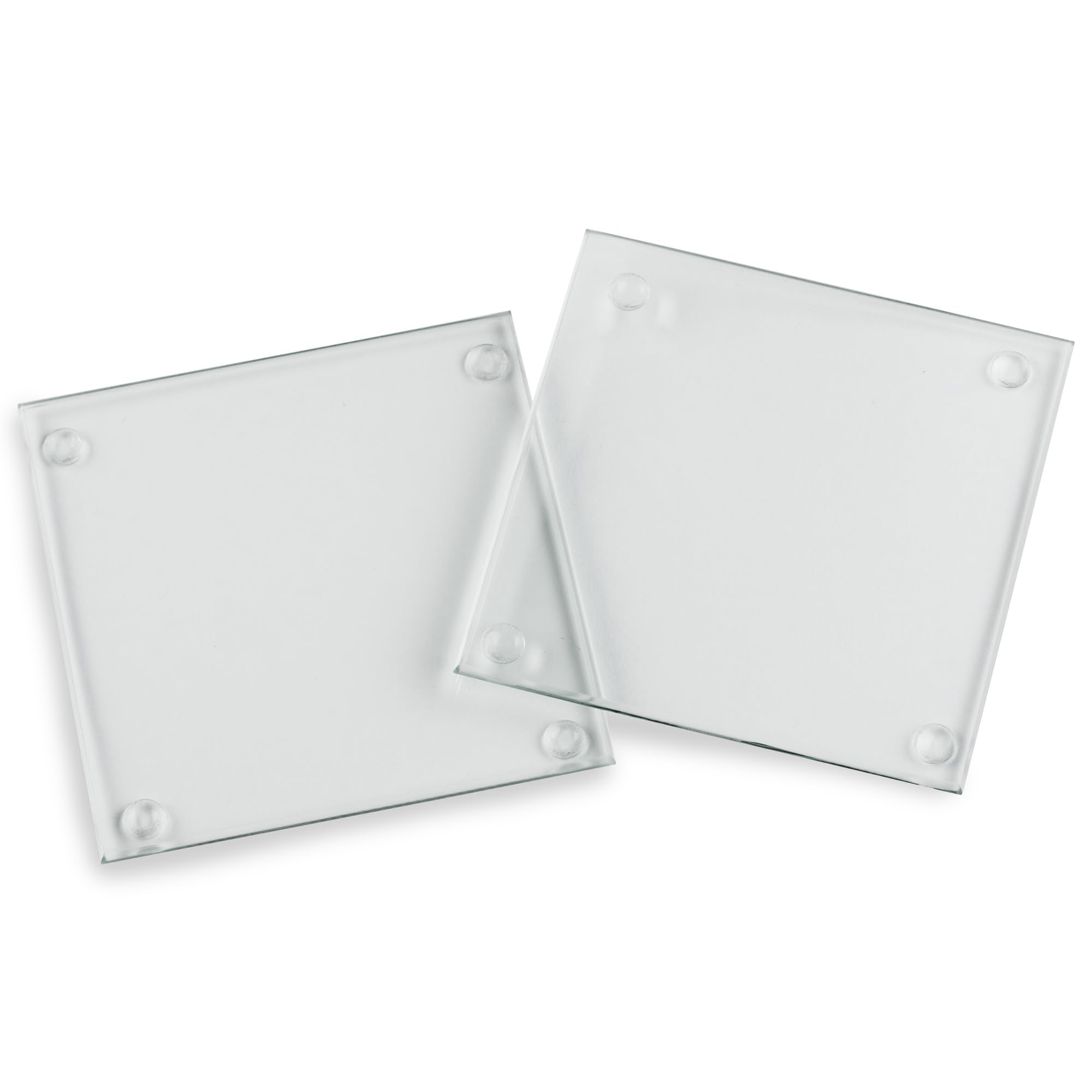 Clear DIY Glass Drink Coasters (Set of 12)  Home D?cor or DIY Party Favor