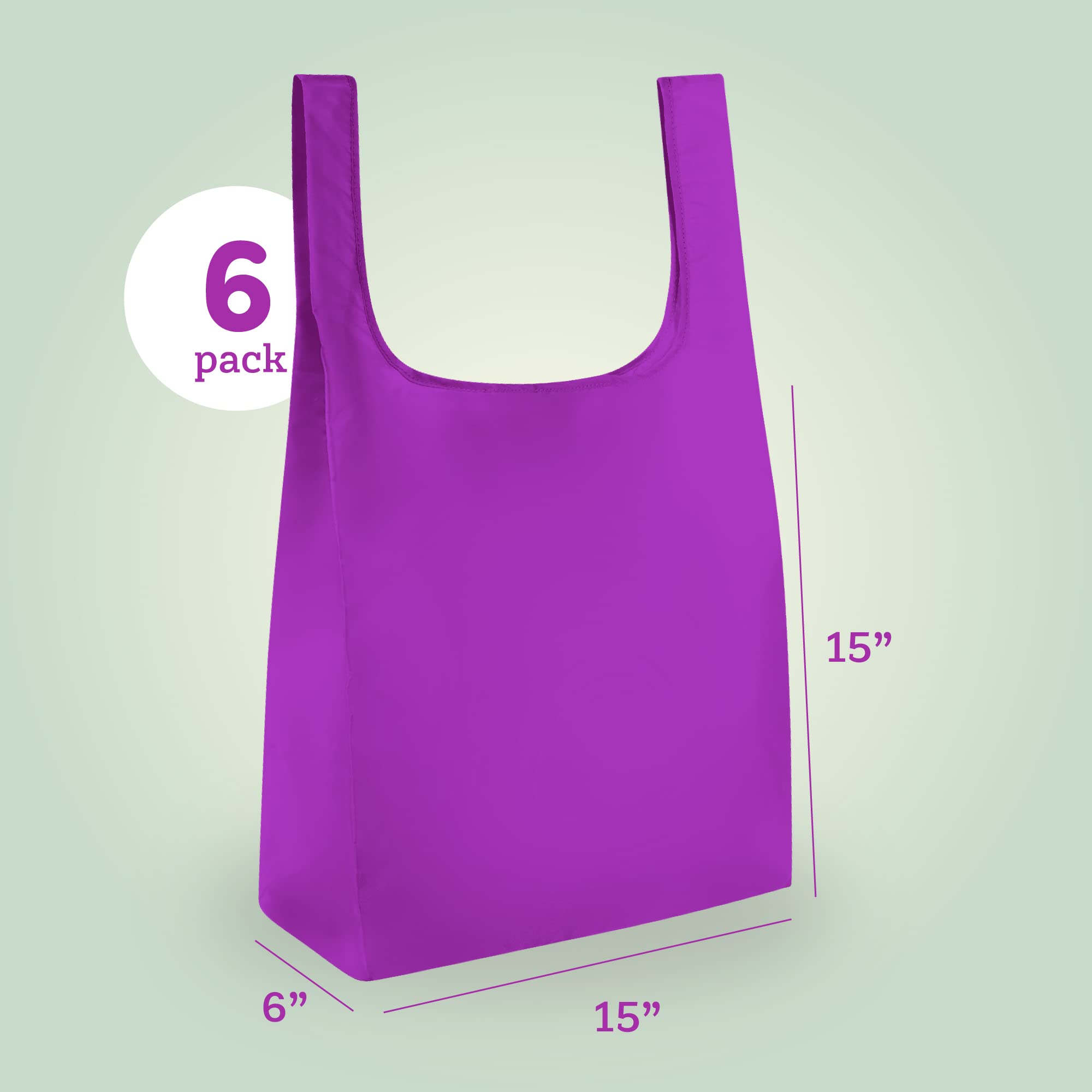 Masirs Ripstop Reusable Grocery Shopping Bag - Replace Paper And Plastic Bags With Large, Strong Eco Friendly Bags. Turns Into A