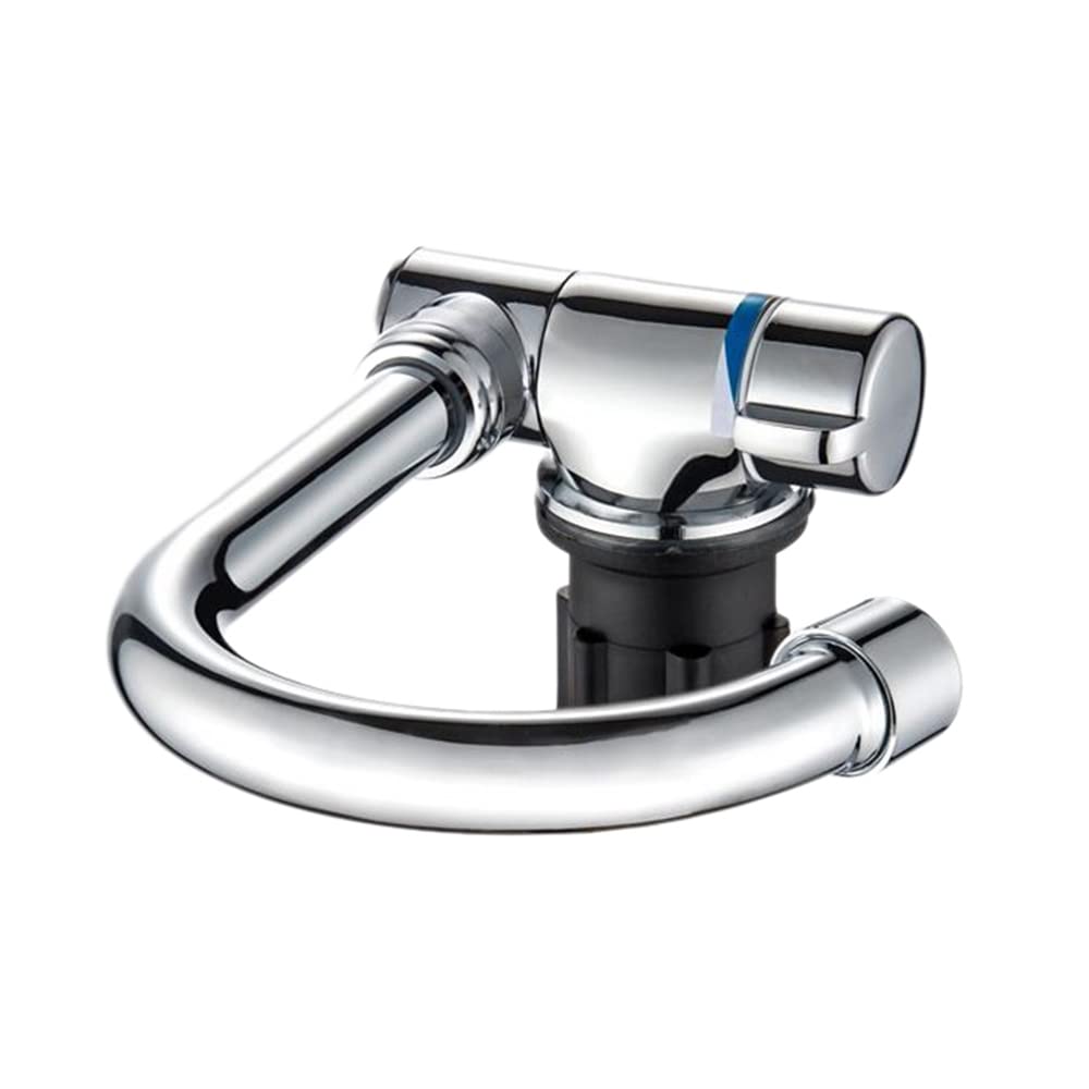 Foldable Faucet, 360 Rotation Sink Water Tap Cold & Hot Water Mixer Faucet For Rv Boat Foldable Copper Kitchen Faucet