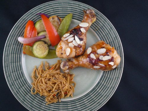 Microhearth Cookware Set (Everyday Pan Combo & Grill Pan) For Microwave Oven, Red